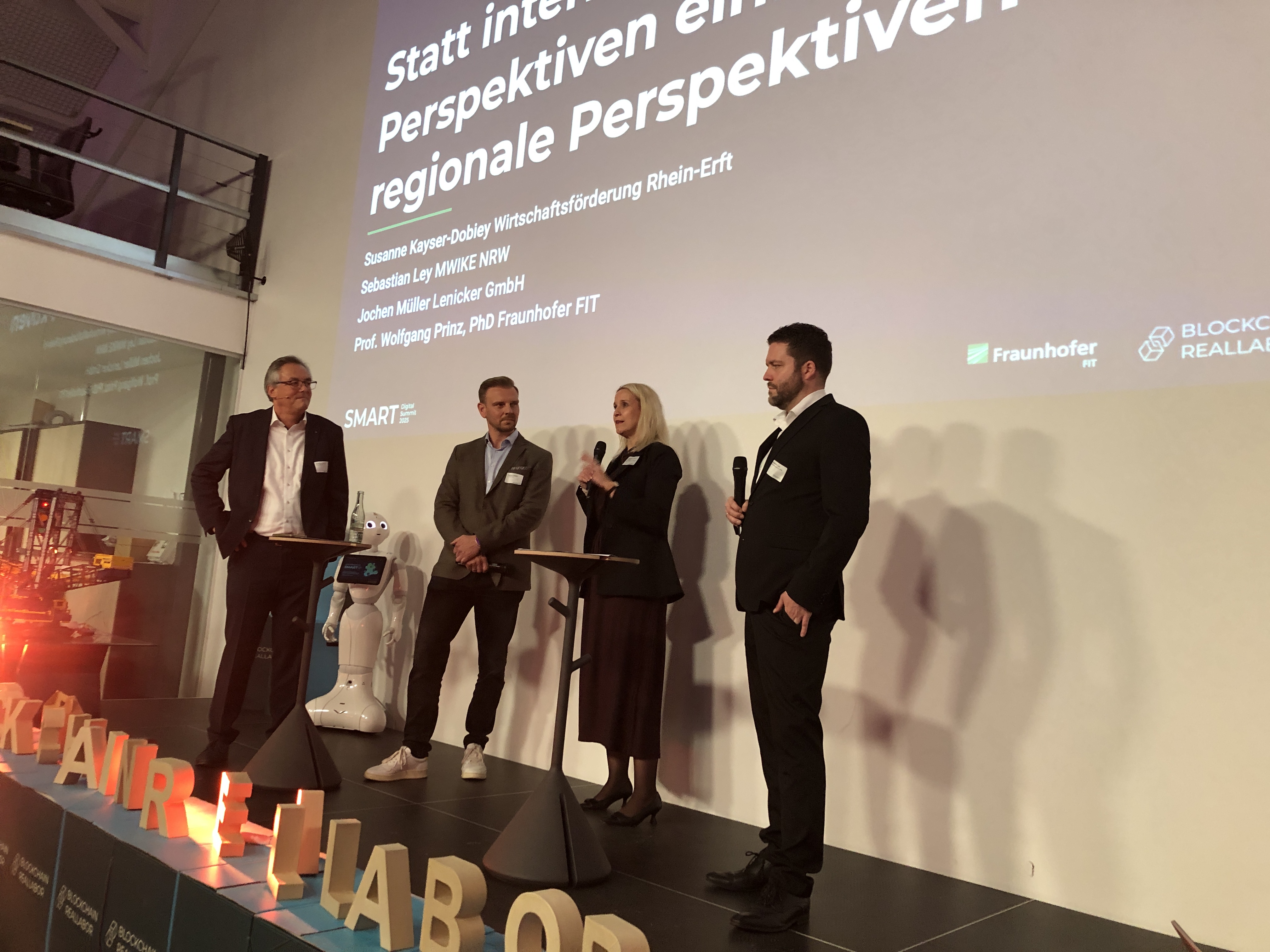 Prof. Wolfgang Prinz, Jochen Müller, Susanne Kayser-Dobiey, Sebastian Ley